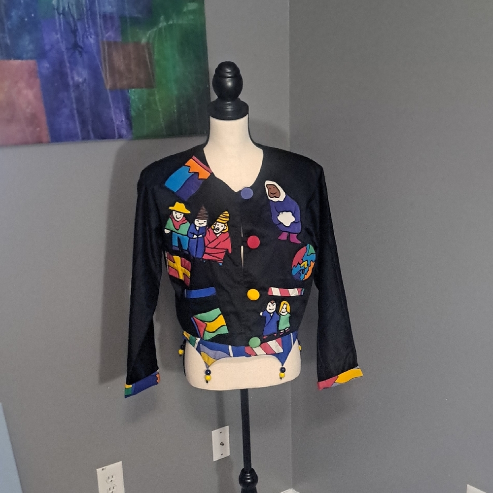 Vintage Silkscapes Women's Jacket